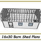 16x30 Barn Shed Plans