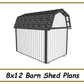 8x12 Barn Shed Plans