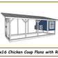 6x16 Chicken Coop Plans W/ Build Video!-TriCityShedPlans