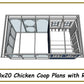 10x20 Chicken Coop Plans with Run-TriCityShedPlans