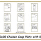 10x20 Chicken Coop Plans with Run