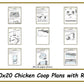 10x20 Chicken Coop Plans with Run