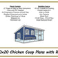 10x20 Chicken Coop Plans with Run