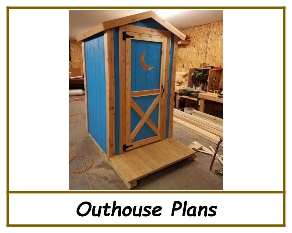 Digital - 4x6 Outhouse Plans