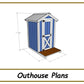 Digital - 4x6 Outhouse Plans