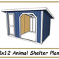 Digital - 8x12 Animal Shelter Plans