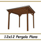 12x12 Pergola Plans-TriCityShedPlans