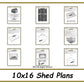10x16 Storage Shed Plans-TriCityShedPlans